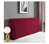 KIFSDLF Elastic Quilted Headboard Covers Corn Velvet Bed Head BedHead Cover Back for Home Hotel(Red,180 cm Bed)