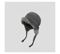 KIFSDLF Gorro de Lei Feng con protección for los oídos, cálido, felpa, adecuado for viajes al aire libre, esquí en invierno, for, resistente viento, 1 ud para Actividades al Aire Libre Esquí(Gray)