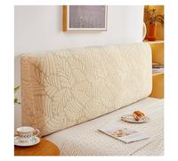 KIFSDLF Headboard Cover Elastic Soft Bedside Bed Head Back Protection(Beige,1.5m)
