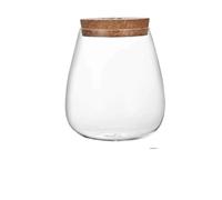 KIFSDLF Material de Vidrio, macetero, Base Madera, florero Cultivo Agua Gruesa, diseño Moderno Mesa, con arreglo Flores para el hogar, Interior, Oficina(Color9)