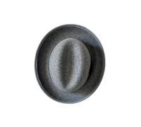 KIFSDLF Sombreros Fedora de fieltro lana for hombres Roll Up Gentleman Jazz Hat Party Dress Cap para Viaje Fiesta Boda Compras(Grey)