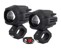 KIFWGIH Moto Faros Delanteros para Scooter Eléctrico Todoterreno 4X4 SUV UTV 3 Pulgadas Luz Antiniebla para Motocicleta Proyector Luces LED Auxiliares Adicionales Correr