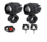 KIFWGIH Moto Faros Delanteros para Scooter Eléctrico Todoterreno 4X4 SUV UTV 3 Pulgadas Luz Antiniebla para Motocicleta Proyector Luces LED Auxiliares Adicionales Correr