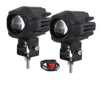 KIFWGIH Moto Faros Delanteros para Scooter Eléctrico Todoterreno 4X4 SUV UTV 3 Pulgadas Luz Antiniebla para Motocicleta Proyector Luces LED Auxiliares Adicionales Correr