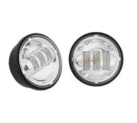 KIFWGIH Moto Faros Delanteros para Touring para Electra para Glide para Road para King para Softail para Noche para Tren Faro Proyector LED De 7 "Luz Antiniebla Paso 4,5"