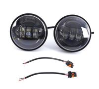 KIFWGIH Moto Faros Delanteros para Touring para Electra para Glide para Road para King para Softail para Noche para Tren Faro Proyector LED De 7 "Luz Antiniebla Paso 4,5"