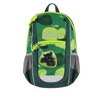 KIGA Maxi - Mochila con compartimento interior independiente, ergonómica, con correa de pecho ajustable en altura, para guardería y ocio, a partir de 3 años, 10 litros, Little Wild Cat Chiko - Gris y