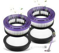 Kigniote 4 filtros de aspiradora para Anyson Stars 5 45000 Pa/550 W/70 min, filtro HEPA inalámbrico, piezas de repuesto compatibles con Anyson 1,6 l, aspiradora Super Silenciosa Stars 5 filtros de