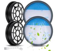 Kigniote 4 filtros para aspiradora Rowenta RO2910EA RO2913EA RO2913EA RO2915EA RO2932EA RO2933EA RO2957EA RO2981EA Swift Power Cyclonic(Model RO29xx) HEPA Set Sustituye ZR904301 con cepillo de