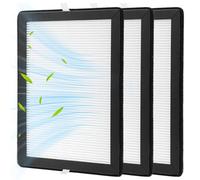 Kigniote Paquete de 3 filtros HEPA compatibles con MeacoDry Arete One 10L y 12L deshumidificador y purificador de aire 2 en 1 H13 Hepa filtro de repuesto para MeacoDry Arete One (21 x 15,5 x 1 cm)