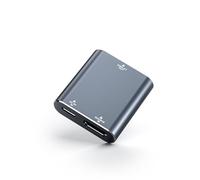 KIHENG Adaptador HDMI a USB-C 4K a 60Hz con cable de alimentación USB-C, entrada HDMI a convertidor de pantalla tipo C, utilizado para Switch 2, PS4/5, Steam Deck, ROG Ally, portátiles para conectar