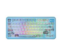 KiiBoom Phantom81 Lite - Teclado mecánico con 75% de junta, carcasa ABS + tecnología UV, teclado inalámbrico para juegos de 3 modos, retroiluminación RGB, programable QMK&VIA, intercambiable en