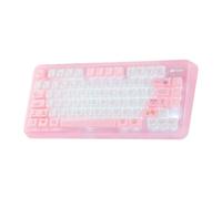 KiiBoom Phantom81 Lite - Teclado mecánico con 75% de junta, programable, QMK&VIA, teclado inalámbrico para juegos, retroiluminación RGB, carcasa ABS + tecnología UV, intercambiable en caliente para