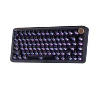 KiiBoom Phantom81 V4 - Teclado mecánico acrílico semitransparente, sello cremoso, 75% inalámbrico, teclado gaming con batería de 8000 mAh, RGB, intercambiable en caliente, Shine Through, NKRO, Win/Mac