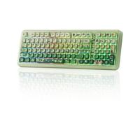 KiiBoom Phantom98 Lite - Teclado mecánico inalámbrico 96% para juegos, programable, teclado cremoso con junta, batería de 8000 mAh, intercambio en caliente, retroiluminación RGB, NKRO para Win/Mac