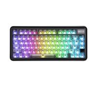 KiiBoom Teclado mecánico Phantom81 Lite, 75% Gasket y QMK&VIA programable, 3 modos, teclado inalámbrico para juegos, RGB, carcasa ABS + tecnología UV, compatible con intercambio en caliente para
