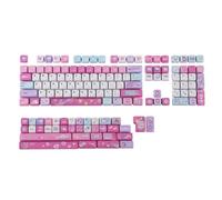KiiBoom X Elyxirine Digital Dreams: Juego de teclas Y2K pastel, 144 teclas PBT para teclado mecánico, compatible con ANSI/ISO, 60%, 65%, 75%, TKL, diseño de tamaño completo (perfil MOA)