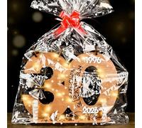 kiimiipa 30 cumpleaños hombre mujer regalo 30 cumpleaños hombre, regalos para 30 cumpleaños mujer, regalos de dinero, cartel de madera, libro de visitas, decoración de 30 cumpleaños, aniversario