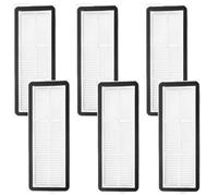 KiimSin 6 piezas de accesorios de filtro HEPA para Roborock Qrevo S5V, QRevo Maxv, Qrevo S, QRevo Pro, Qrevo Plus, Q revo Edge, Qrevo Curv, Qrevo Curve,QRevo Curv S5X，QRevo Edge S5A aspiradora
