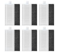 KiimSin 6 piezas M 3 filtros de repuesto para Lefant M3 / M3 Gen2/Gen1 / M 3 Max aspiradora inalámbrica, reutilizables, repuestos de filtro de agua
