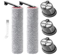 KiimSin Accesorios para Dreame H14,H14 Pro, H14 Dual Repuestos de Aspirador en Seco y Húmedo, 2 Cepillos Rodillo + 3 Filtros Hepa + 1 Cepillo