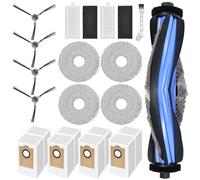 KiimSin Accesorios para Lefant M3 Gen2 /M3 /M3 Max /M3 Ultra Robot Aspirador, 1 cepillo principal, 4 paños, 4 bolsas para polvo, 2 HEPA filtros, 4 cepillos laterale