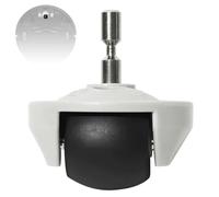 KiimSin Accesorios rueda para Roborock S8,S7,Q7,S6,S5,G20,G10S,G10,T7S,S65,S55,para Xiaomi 1C/F9,Aspiradora Delantera,Neumáticos
