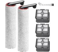 KiimSin Cepillos Rodillo Accesorios para Dreame H12 Pro / H12 Dual Repuestos de Aspirador en Seco y Húmedo, 2 Cepillos Rodillo + 3 Filtros Hepa + 1 Cepillo