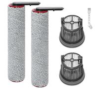 KiimSin Cepillos Rodillo+Filtros Accesorios para Mova X4 Pro/X4 Plus Repuestos de Aspirador en Seco y Húmedo,2 cepillo de rodillo de repuesto+2 Filtros Hepa +1 Cepillo (Incompatible con M50 Ultra)