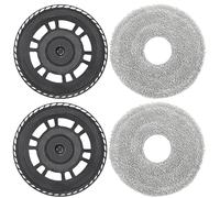 KiimSin Paños de fregona con soporte Accesorios para Dreame X40 Ultra, X40 Master, L40 Ultra, L20 Ultra, para Dreame L10s Pro Ultra Heat / L10s Ultra Gen2, almohadilla de soporte de paños de fregona