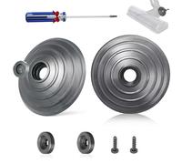 KiimSin Repuesto para Ruedas V-Ball para Dyson V6 V7 V8 V10 V12 DC58 DC59 DC62 DC72 DC74 SV10 SSV12 SV20, Accesorios Cabeza Limpiador transmisión Directa 35W 50W, Ruedas+Tornillos+Fijaciones