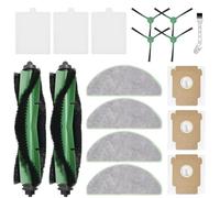 KiimSin Repuestos para iRobot Roomba Plus 105 Combo + Accesorios aspiradoras robot, 2 cepillo principal, 4 paños, 3 bolsas para polvo, 3 filtros, 4 cepillos laterales