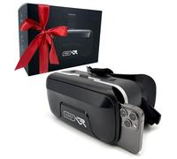 KIIROO Gafas de Realidad Virtual VR para Smartphone con Lentes Ajustables y Diseño Ergonómico - Compatible con Contenido 3D y Vídeos Inmersivos - VR Headset Compacto