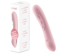 Kiiroo Pearl 3 G Spot Vibrator; Premium Interactive Remove Control Vibrator Dildo for Women - Use with or Without The FeelConnect App - Pearl 3 Interactive Vibrators & Sex Toys for Couples