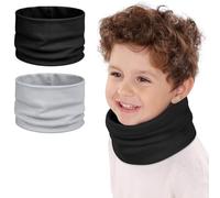 Kiiwah 2 Piezas Braga Cuello Niño, Pañuelos Cuello Niña Primavera Otoño Invierno Cálido Braga Cuello Niña Algodon Tubular Bufanda Niño Cuello para Niños Niñas 0-8 Años