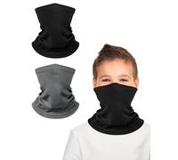 Kiiwah 2 Piezas Braga de Cuello Niños, Bufanda Pañuelos Cabeza de Invierno, Multifuncional Bragas de Cabeza para Niños y Niñas, Deporte Calentador de Cuello Mascarilla para Al Aire Ciclismo Esquí