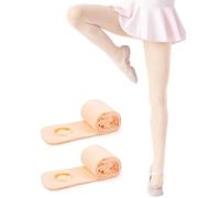 Kiiwah 2 Unidades Medias de Ballet Danza para Niñas y Mujer, Medias de Danza con Tela de Terciopelo para Clase De Baile, Espectáculo, Escuela, Uso Diario, Fiesta
