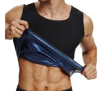 Kiiwah Chaleco de Sauna Hombre, Camiseta Tirantes de Sauna Reductora Chaleco de Sudor Masculino para Sauna Body, Shaper Entrenamiento, Entrenamiento Aeróbico