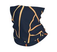 KIJ Cobre y azul marino medianoche, Braga de cuello con protección solar, bandana para correr, andar en bicicleta, pescar y practicar deportes al aire libre.