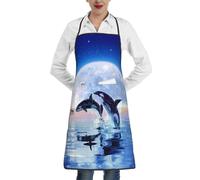 KIJ Manada de orcas, Para mujeres con bolsillos, delantales para cocina, jardinería y salón