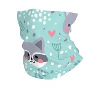 KIJ Mapache y koala, Braga de cuello con protección solar, bandana para correr, andar en bicicleta, pescar y practicar deportes al aire libre.