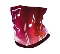 KIJ Nota musical impresa, Braga de cuello con protección solar, bandana para correr, andar en bicicleta, pescar y practicar deportes al aire libre.