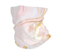 KIJ Pastel Marmoleado Ajustado, Braga de cuello con protección solar, bandana para correr, andar en bicicleta, pescar y practicar deportes al aire libre.