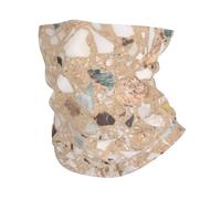 KIJ Piedra natural terrazo, Braga de cuello con protección solar, bandana para correr, andar en bicicleta, pescar y practicar deportes al aire libre.