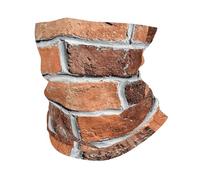 KIJ Viejo muro de ladrillo, Braga de cuello con protección solar, bandana para correr, andar en bicicleta, pescar y practicar deportes al aire libre.