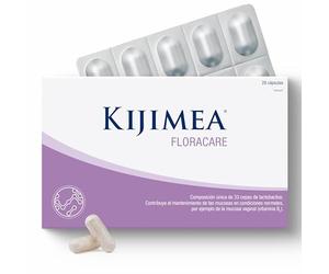 Kijimea FloraCare: inspirado en el microbioma vaginal natural. Con 33 bacterias lácticas seleccionadas para la flora vaginal en una dosis especialmente alta + vit B2, B3, B7 y zinc - 28 cápsulas