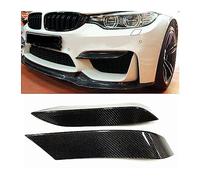 KIJKDSR Parachoques Delantero Del Coche Alerón Lateral Divisor Labio Luz Antiniebla Cubierta De Lámpara Ventilación De Aire Para B&MW F80 M3 F82 F83 M4 2015-2020