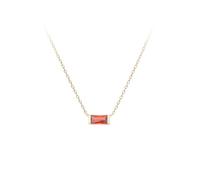 KIJSKKOPO Collar De Plata Ley 925 Con Piedra De Nacimiento Diciembre, Chapado En Oro, Con Incrustaciones Cuadradas Circonitas Colores, Cadena Gargantilla Ajustable, Regalo Joyería para Mamá, Espo