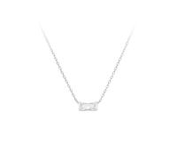 KIJSKKOPO Collar De Plata Ley 925 Con Piedra Natal Diciembre, Cadena Gargantilla Ajustable Con Incrustaciones De Circonitas Colores Y Baño De Oro Blanco Cuadrado, Regalos De Joyería para Mamá Y E