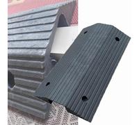 KIJyfgTR Bridge Ramp, Suitable For Porch Entrances, Non-Slip Rubber, Transition Threshold Ramp.(80x45x10cm)
